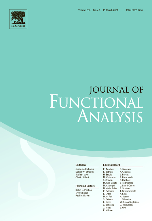 Go to journal home page - Journal of Functional Analysis